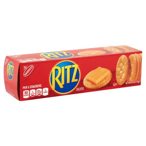 Nabisco Ritz Crackers, 3.47 OZ - Walmart.com