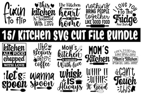 Premium Vector | Kitchen SVG bundle, kitchen quotes SVG bundle, kitchen quotes bundle