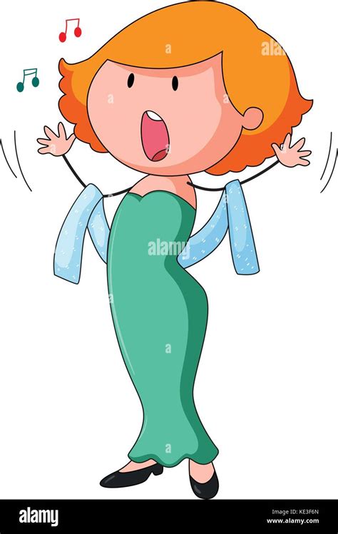 Singer Opera Cartoon High Resolution Stock Photography and Images - Alamy