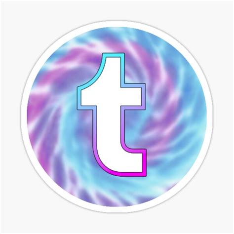 "Tumblr logo" Sticker for Sale by ekaterinak0423 | Redbubble