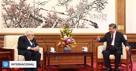 "Un viejo amigo de China": Henry Kissinger, de 100 años, visita a Xi Jinping en Beijing ...