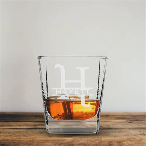 Personalized Whiskey Glass Engraved Whiskey Glasses Monogram - Etsy