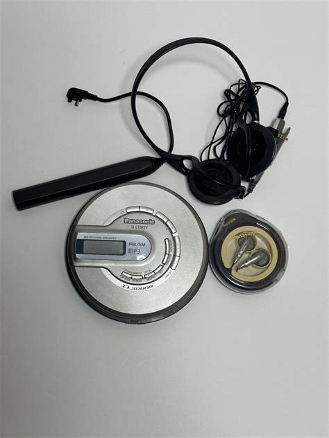 Panasonic SL-CT582V Portable MP3 CD FM/AM Radio Player & Headphones,Tested/Works | eBay