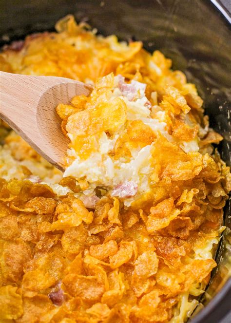 Crockpot Hashbrown Casserole {Easy + Cheesy!} | Lil' Luna