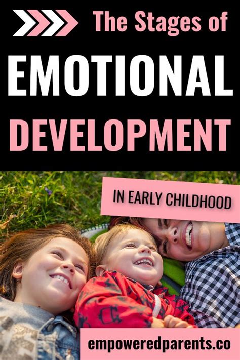 The Stages of Emotional Development in Early Childhood (2023)