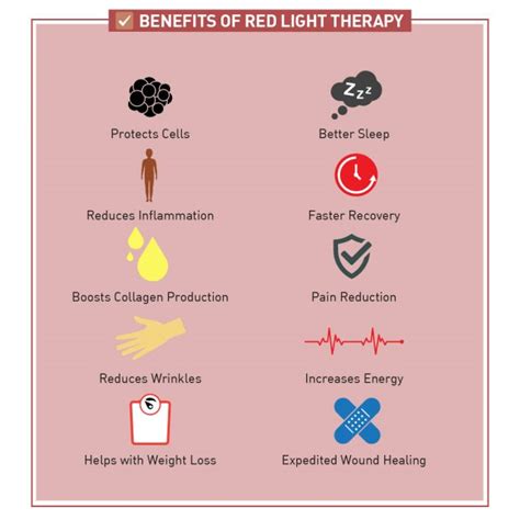 The Benefits of Red Light Therapy