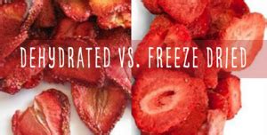 Dehydrated vs. Freeze-Dried Food: Understanding the Differences