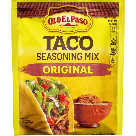 El Paso Taco Seasoning - Asking List