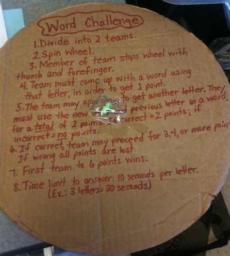 Middle School Math Moments (and more!): Word Challenge