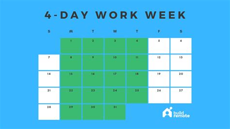 4-Day Work Week Schedule Examples: 5 Options | Buildremote