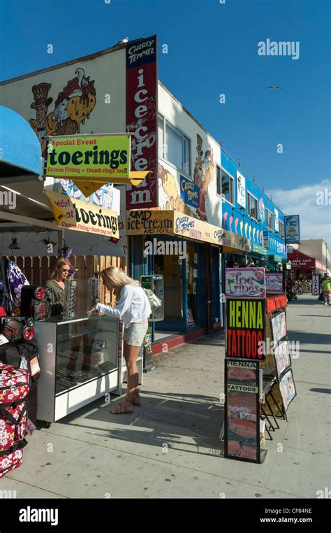 Shops / stores at Venice Beach, Ocean Front Walk, The Boardwalk, Los ...