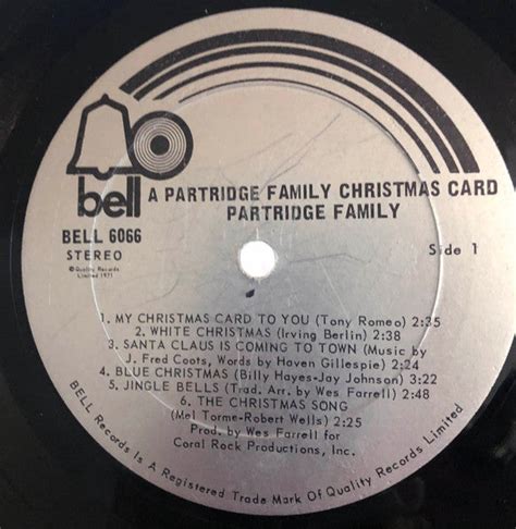 The Partridge Family – A Partridge Family Christmas Card – Vinyl ...