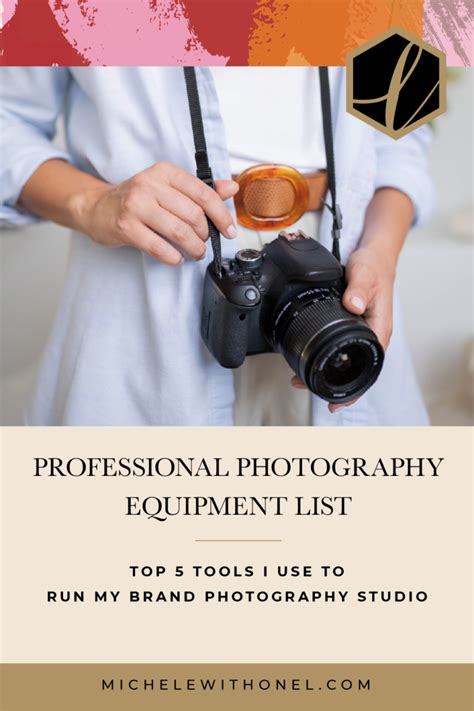 Professional Photography Equipment List: 5 Tools I Use In My Studio