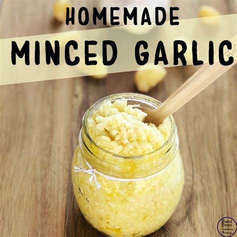 DIY Minced Garlic - Simple Living. Creative Learning