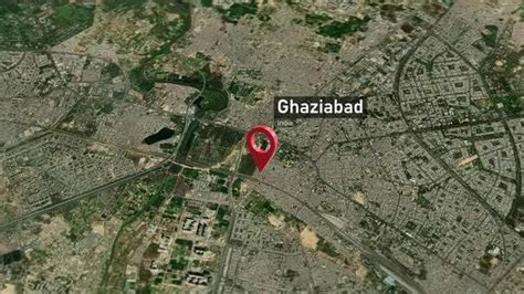 Ghaziabad City Map Zoom (India) from Space to Earth, Backgrounds Motion ...