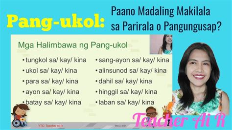 Ano Ang Kahulugan Ng Pariralang Pang Ukol - upang saan