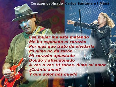 Corazón espinado cantata da Carlos Santana e i Maná | CaffèBook nel ...