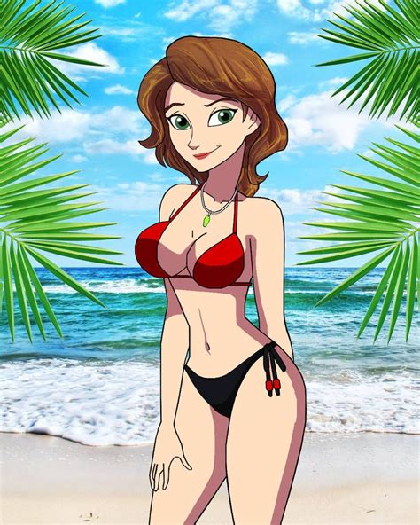 Aunt Cass (Big Hero 6) in a bikini by carlshocker Female Cartoon ...