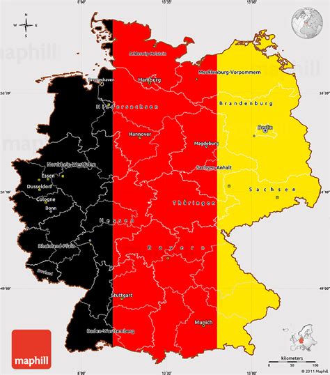 Map Of Germany Only - Denise Guenevere