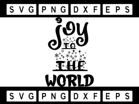 Joy to the World Svg Graphic by arustudio50 · Creative Fabrica