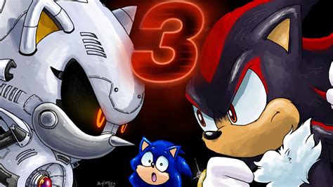 Shadow vs Metal Sonic Rival Showdown - Sonic Movie 3 Parody Cartoon - YouTube