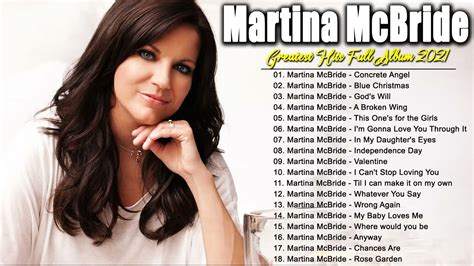 Best Songs of Martina McBride - Martina McBride Greatest Hits Full Album HD/HQ - YouTube