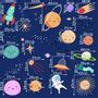 Kids Space Wall Stickers, Stars Planets Nursery By Made By Paatch