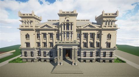 an image of a large building in minecraft