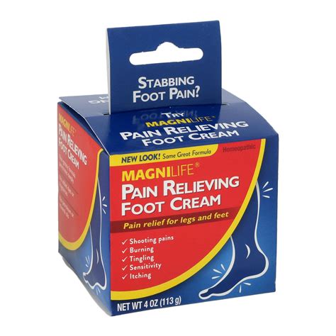 MagniLife Pain Relieving Foot Cream - Soothing Relief For Pain In Feet ...