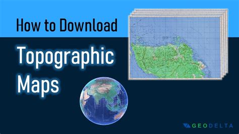 Downloading Topographic Maps using Google Earth - YouTube