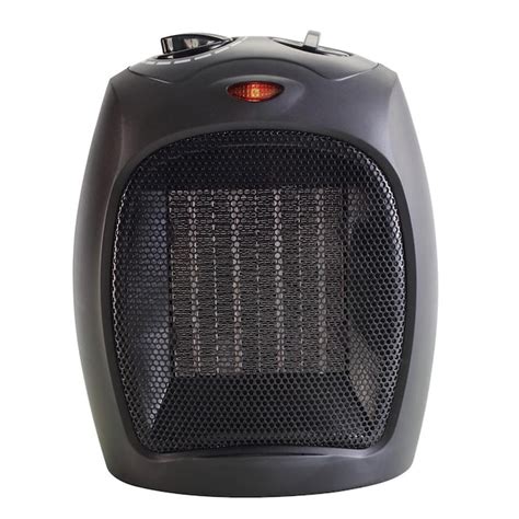 1500-Watt Ceramic Compact Personal Indoor Electric Space Heater with Thermostat in the Electric ...