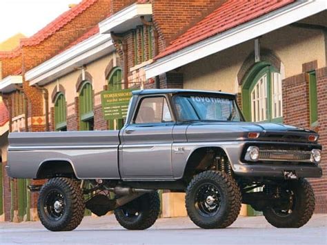 1966 Chevy C10 jacked up trucks – Autowise