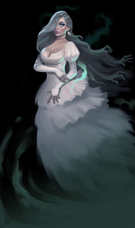 ArtStation - Just a Ghost Girl ), Jan Unolart | Anime ghost, Ghost ...