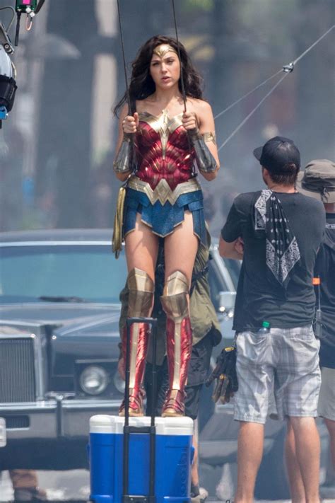 Gal Gadot - "Wonder Woman 1984" Set in Washington DC 06/18/2018 • CelebMafia