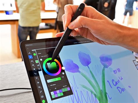 The new 'Surface Slim Pen 2' supports haptic feedback when writing or ...