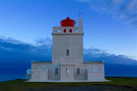 Dyrhólaey lighthouse is more than a century old and the country's only active lighthouse for ...