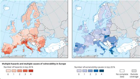 Multiple hazards and multiple causes of vulnerability in Europe