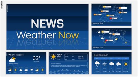 Animated weather forecast slides backgrounds. - SlidesMania