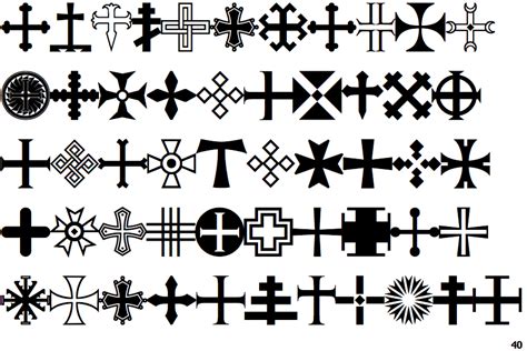 Fontscape Home > Symbols > Crosses