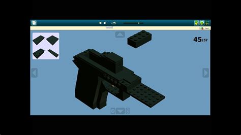 LDD Lego Glock 18 Instructions - YouTube