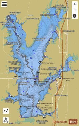 Rend Lake Fishing Map | Nautical Charts App