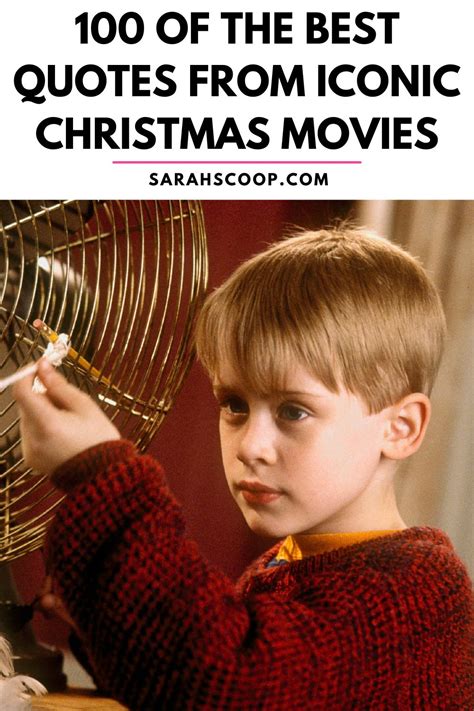 100 of the Best Quotes From Iconic Christmas Movies | Sarah Scoop