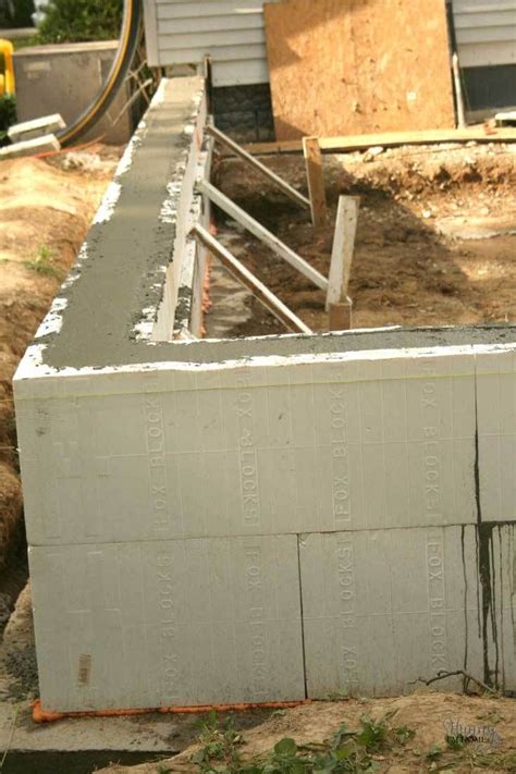 How to Construct a Fox Blocks Foundation | Hunny I'm Home DIY | House foundation, Cement house ...