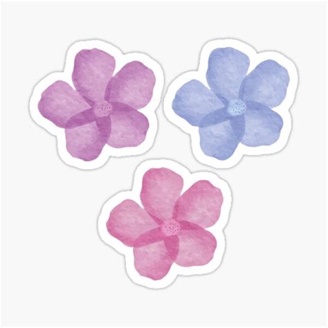 "Watercolor Tiny Flowers" Sticker for Sale by Design-Bluemoon | Redbubble