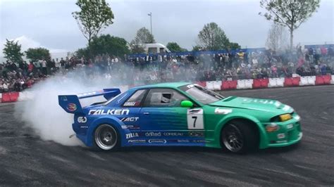 Falken Drift Team - Matt Carter - Nissan Skyline R32 - Drifting - Tuning World Bodensee 2013 ...