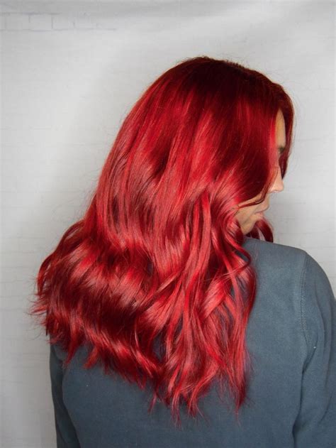 Vibrant Red Hair for days. In love! Matrix SoColor HD-RR and 10 volume ...