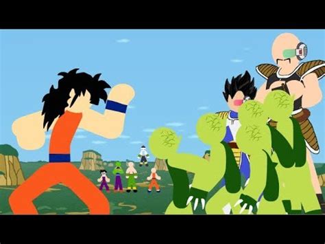 Yamcha Vs Saibamen Stick Fight!! - YouTube