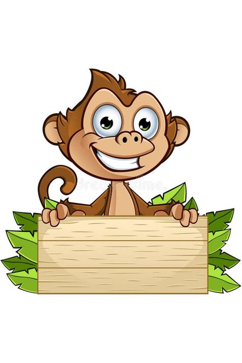 Cheeky Monkey Character stock vector. Illustration of animal - 45570044