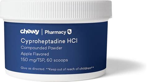 CYPROHEPTADINE HCL COMPOUNDED Powder Apple Flavored for Horses, 150-mg/TSP, 60 scoops - Chewy.com