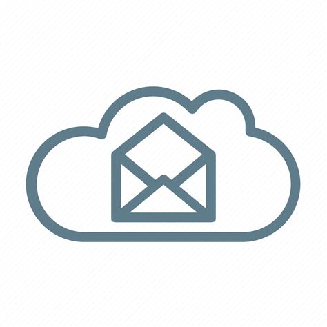 Cloud, cloud service, cloud storage, inbox, mail, mail cloud, message icon - Download on Iconfinder